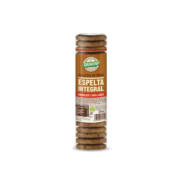 Galletas Espelta Choco/Avellanas Biocop 250g